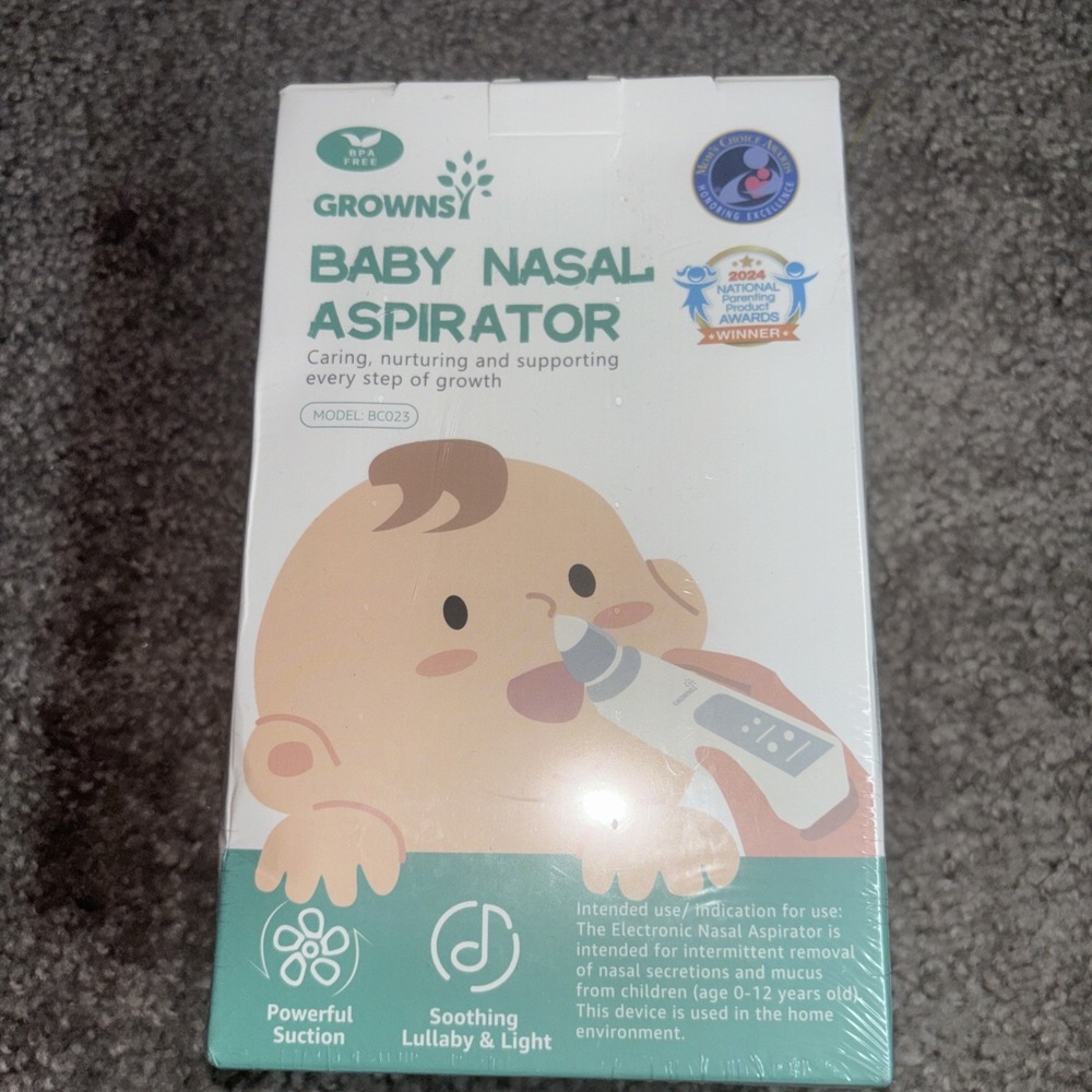 GROWNSY Baby Nasal Aspirator Model BC023 MPN BC023